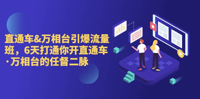 直通车+万相台引爆流量班,6天打通你开直通车·万相台的任督 二脉六月网创-网创项目资源站-副业项目-创业项目-搞钱项目六月网创