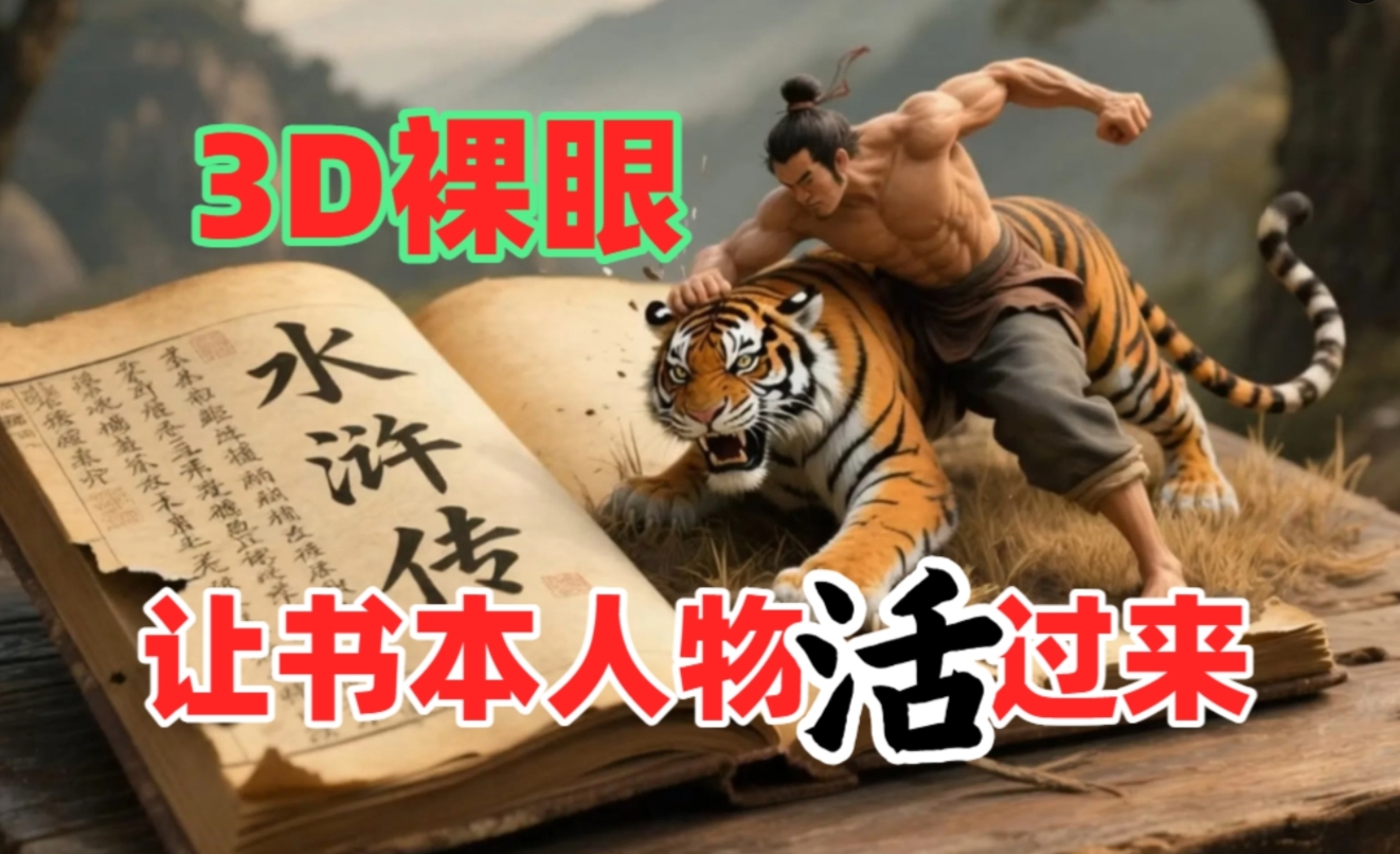 书本人物裸眼3D视频，一条视频收益过千，保姆级教程六月网创-网创项目资源站-副业项目-创业项目-搞钱项目六月网创