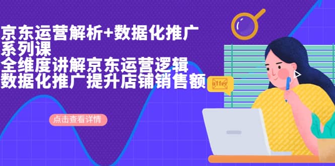 京东运营解析与数据化推广系列课,全维度讲解京东运营逻辑+数据化推广提升店铺销售额六月网创-网创项目资源站-副业项目-创业项目-搞钱项目六月网创