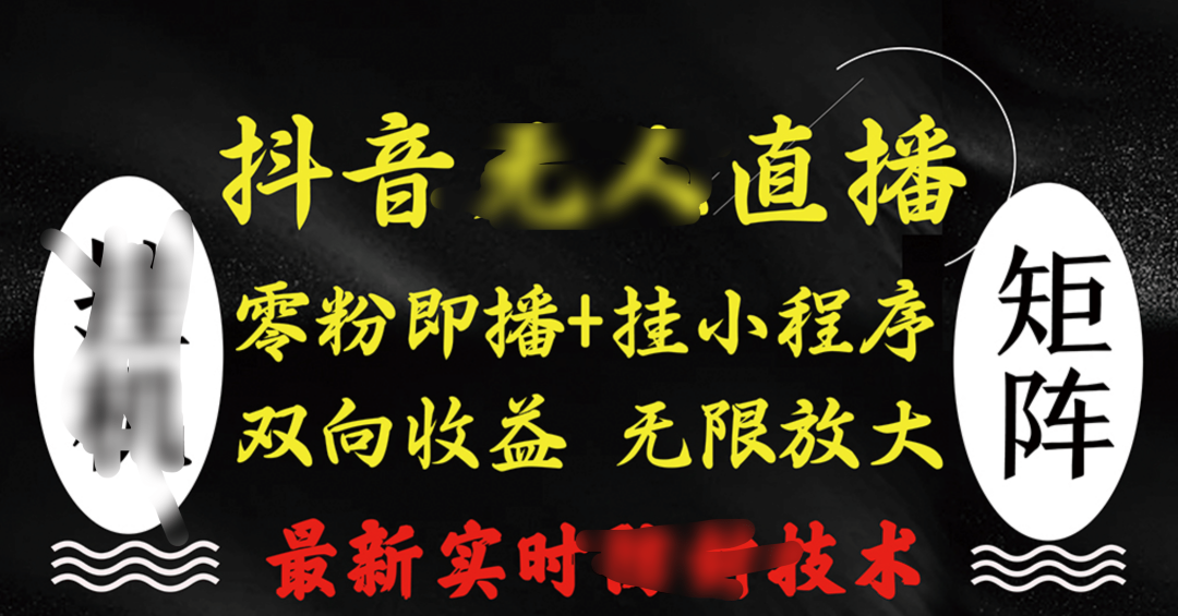 抖音无人直播最新独家玩法,小雪花+撸音浪双向收益,可矩阵放大六月网创-网创项目资源站-副业项目-创业项目-搞钱项目六月网创