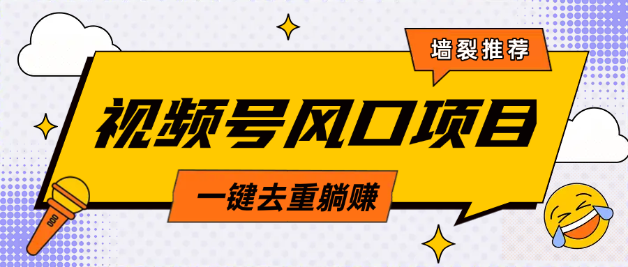 视频号风口蓝海项目,中老年人的流量密码,简单无脑,一键去重,轻松月入过万六月网创-网创项目资源站-副业项目-创业项目-搞钱项目六月网创