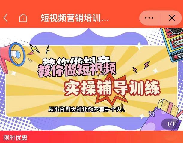 蕊总很忙·短视频营销培训实操课教你快速入门,教你做抖音短视频六月网创-网创项目资源站-副业项目-创业项目-搞钱项目六月网创
