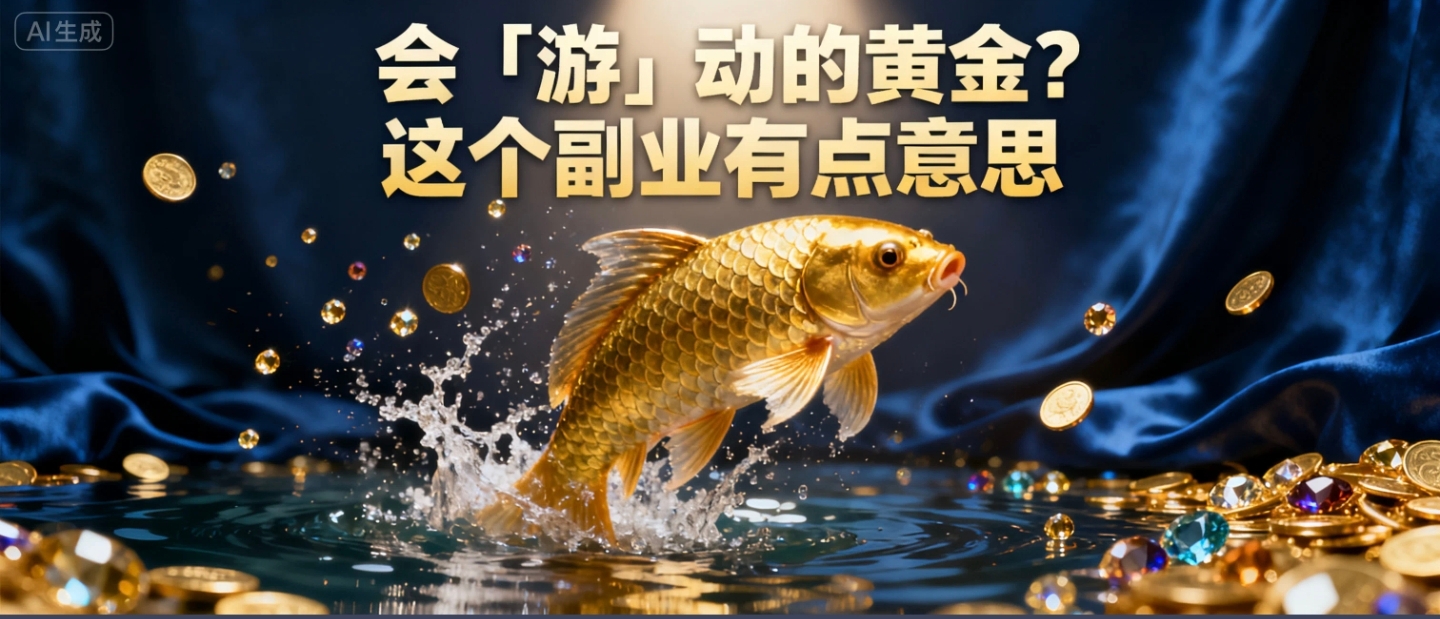 单号月销1.5W+!AI“凭空造鱼”带货新玩法,小白3分钟出一个爆款视频六月网创-网创项目资源站-副业项目-创业项目-搞钱项目六月网创