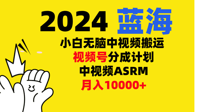 小白无脑复制-中视频视频号-分成计中视频ASRM六月网创-网创项目资源站-副业项目-创业项目-搞钱项目六月网创
