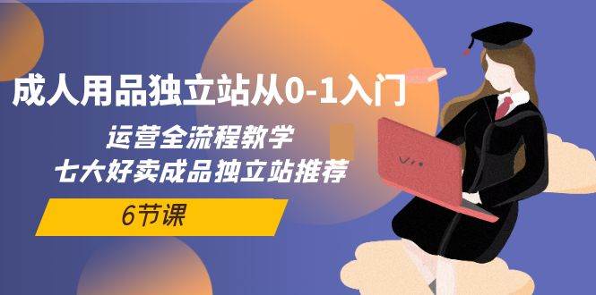成人用品独立站从0-1入门,运营全流程教学,七大好卖成品独立站推荐-6节课六月网创-网创项目资源站-副业项目-创业项目-搞钱项目六月网创
