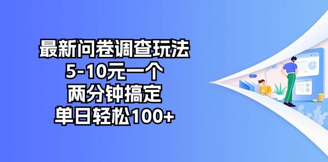 最新问卷调查玩法,5-10元一个,两分钟搞定,单日轻松100+六月网创-网创项目资源站-副业项目-创业项目-搞钱项目六月网创
