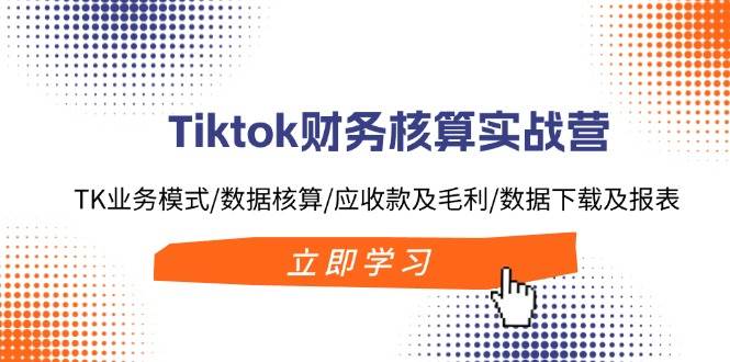 Tiktok财务核算实战营：TK业务模式/数据核算/应收款及毛利/数据下载及报表六月网创-网创项目资源站-副业项目-创业项目-搞钱项目六月网创