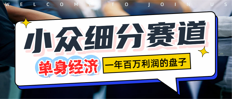 单身经济赛道，一天1000+六月网创-网创项目资源站-副业项目-创业项目-搞钱项目六月网创